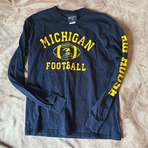 Michigan football longsleeve tshirt